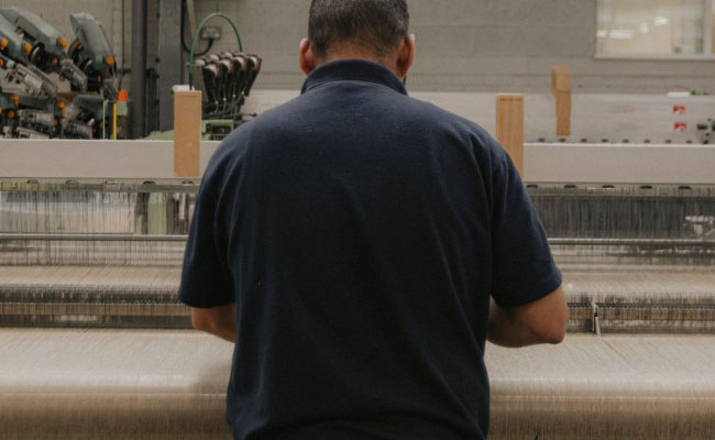 Йоркширский твид ткачество