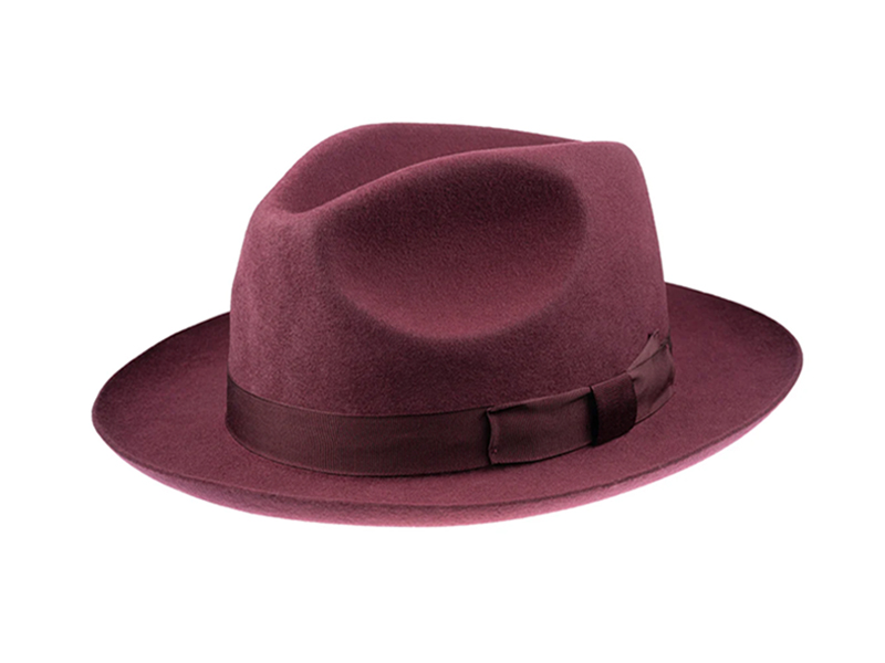 Шляпа федора Christys Chepstow Bordo