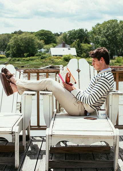 Гардероб в стиле preppy топсайдеры