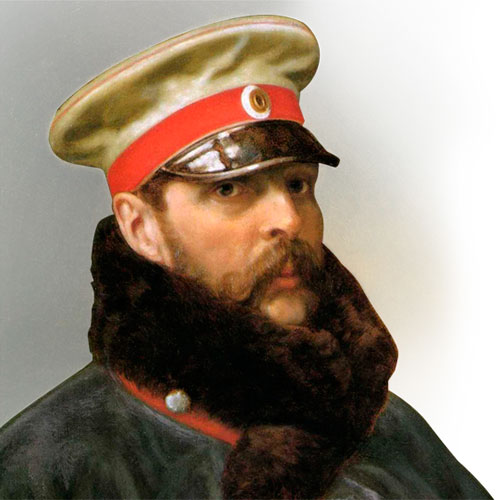 Александр II в пальто Crombie