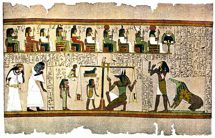 Изображение египетского калазириса, предшественника рубашки