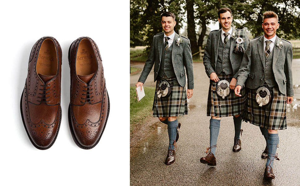 Шотландская свадьба броги