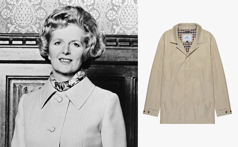 Маргарет Тэтчер в тренче Aquascutum