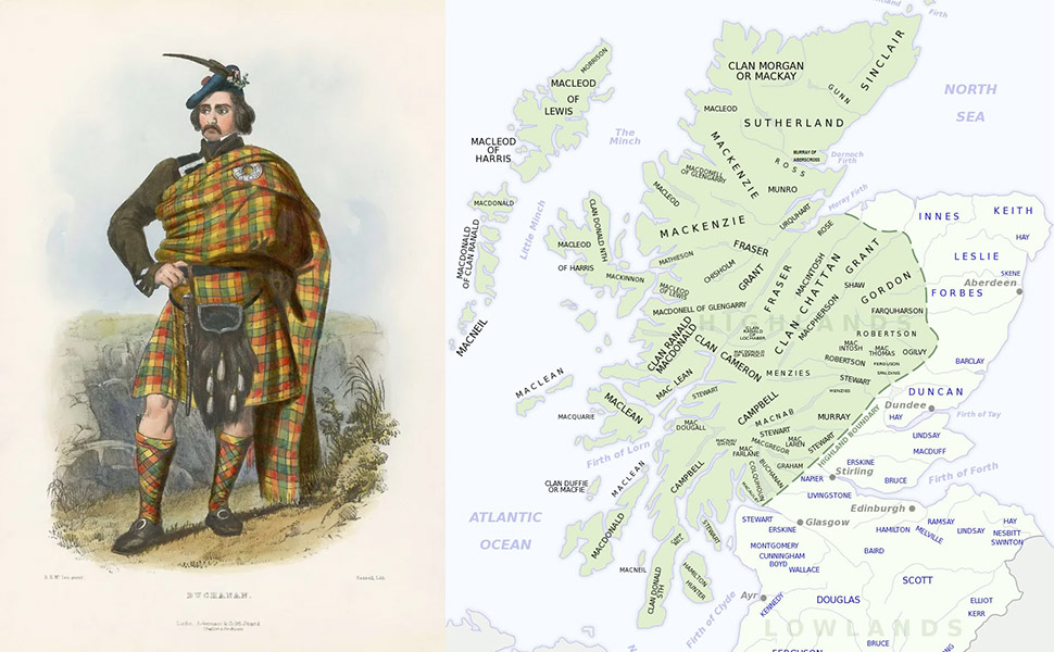 История тартана шотландские кланы