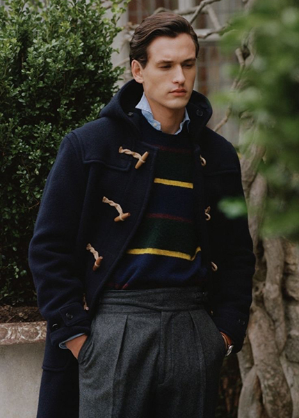 Стиль preppy дафлкот