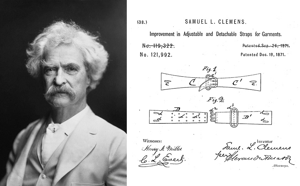 История подтяжек патент Марка Твена