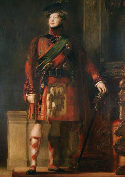 История тартана король Георг