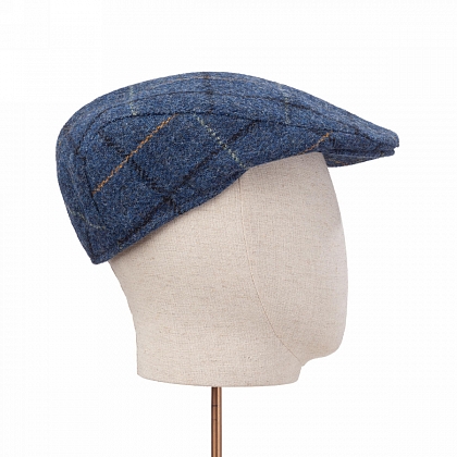 4Картинка Голубая плоская кепка Hanna Hats Tailor