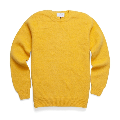 3Картинка Свитер Original Montgomery Shetland Brushed Mustard