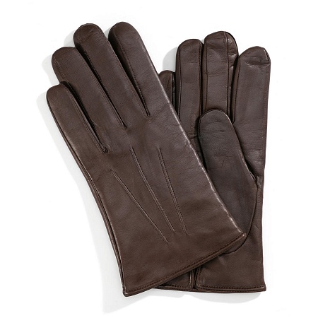 Bohemia Gloves Dark Brown Calf