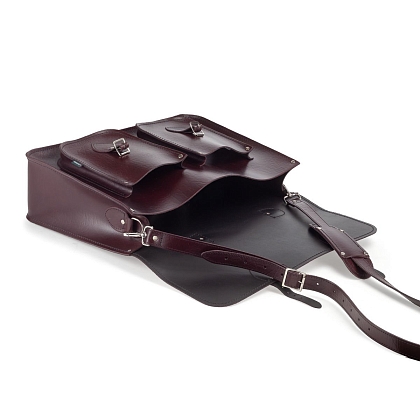 5Картинка 17.5-inch Classic Satchel Marsala Red