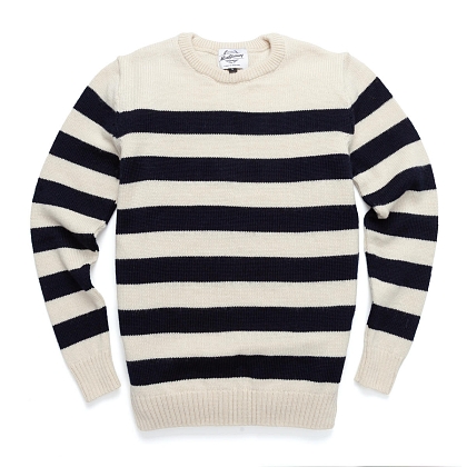 3Картинка Свитер Original Montgomery Womens Breton Ecru/Navy