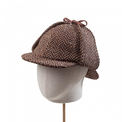 2Картинка Коричневая шляпа шерлок Hanna Hats Sherlock