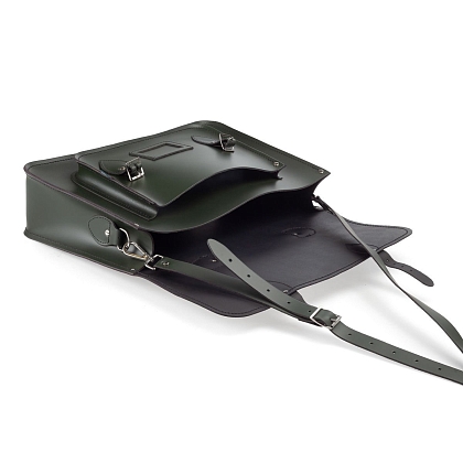 5Картинка 16-inch Classic Satchel Green