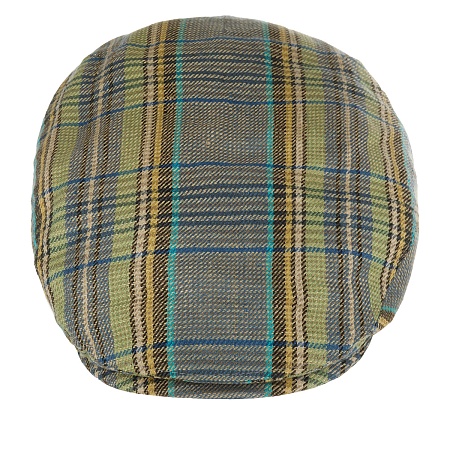 Stetson Driver Cap Linen Blue&Green