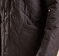 Barbour Microfibre Polarquilt Jacket Dark Brown