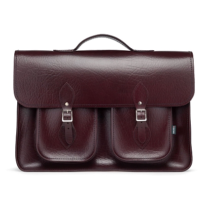 2Картинка 17.5-inch Classic Satchel Marsala Red