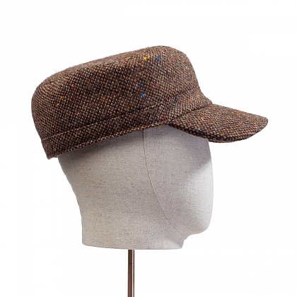 4Картинка Темно-коричневая кепка немка Hanna Hats Donegal Bay