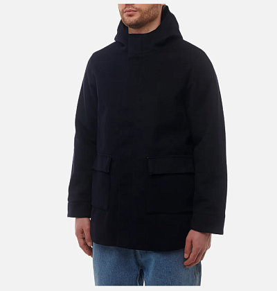 3Картинка Aquascutum Wool Hooded Active Navy