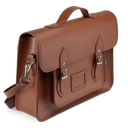 3Картинка 16-inch Classic Satchel Chestnut