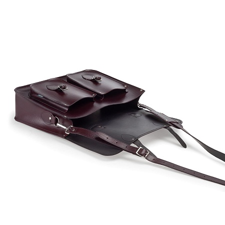 16-inch Classic Satchel Marsala Red