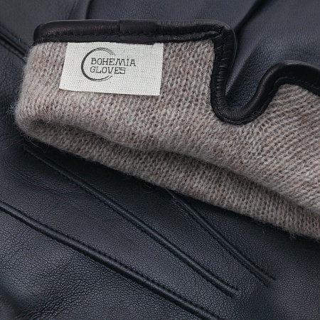 Bohemia Gloves Black Calf