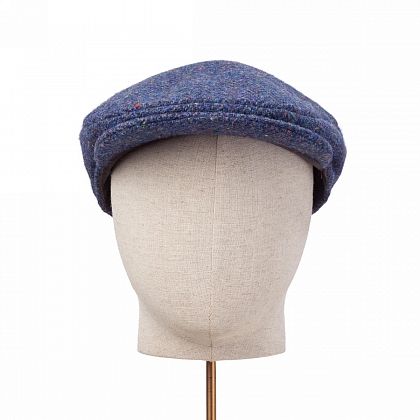 3Картинка Голубая плоская кепка Hanna Hats Vintage