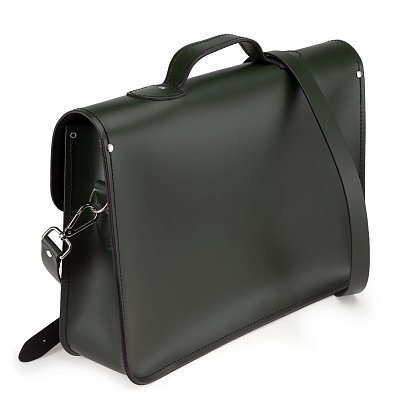 4Картинка 16-inch Classic Satchel Green