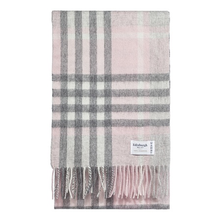 Edinburgh Chequer Tartan Light Pink