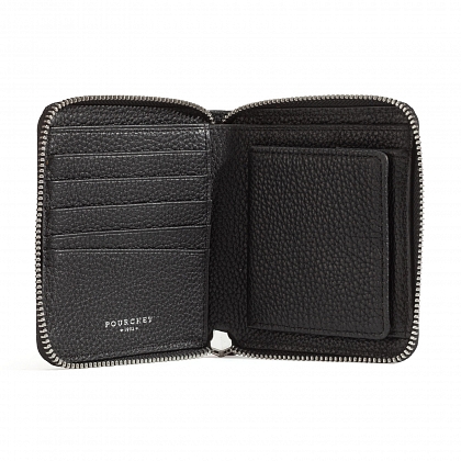 4Картинка Кошелек на молнии Pourchet Ethan Zip Black