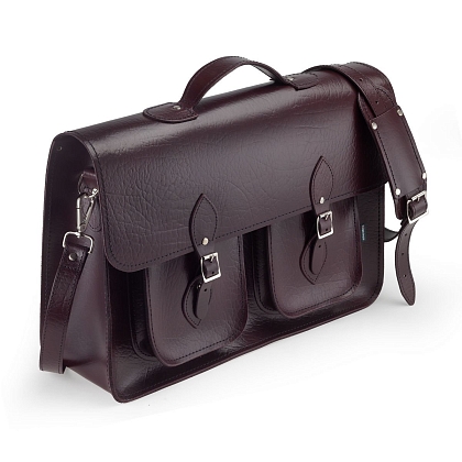 3Картинка 17.5-inch Classic Satchel Marsala Red