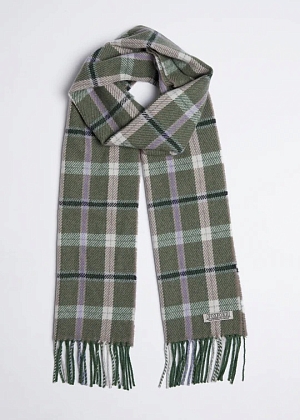 2Картинка Foxford Green and Mink Lambswool Scarf