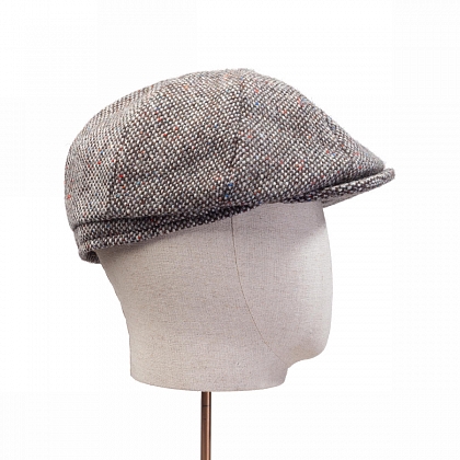 4Картинка Серая кепка восьмиклинка Hanna Hats Newsboy