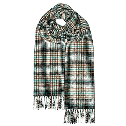 2Картинка Lochcarron Darwin Lindean Tartan Oversized Lambswool Scarf