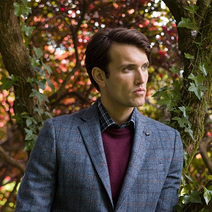 5Картинка Пиджак Magee Clady Blue Check