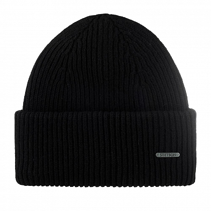 2Картинка Шапка Stetson Beanie Wool Black