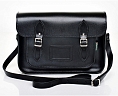 Black Leather Satchel
