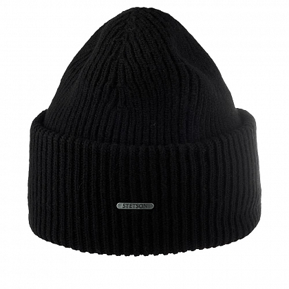 4Картинка Шапка Stetson Beanie Wool Black