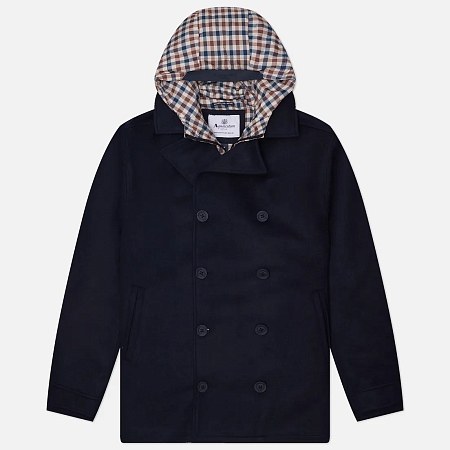Aquascutum Wool Active Caban Navy