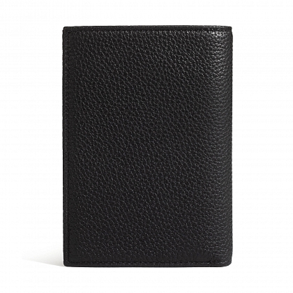 3Картинка Бумажник ETHAN Cowhide Leather Wallet Black