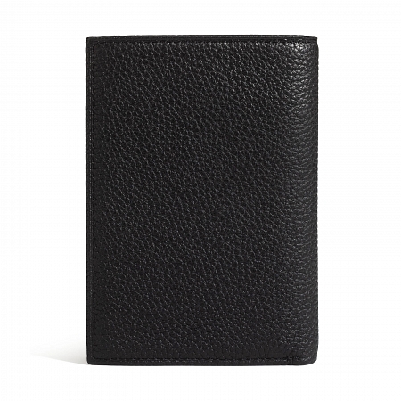 Pourchet ETHAN Cowhide Leather Wallet Black