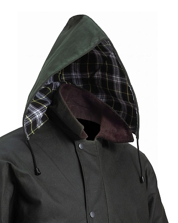 Blainroe of Ireland Padded Wax Jacket Green