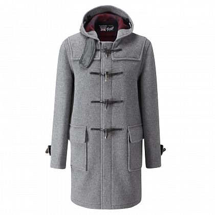 2Картинка Gloverall long mens duffle coat morris grey
