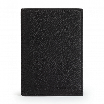 2Картинка Бумажник ETHAN Cowhide Leather Wallet Black