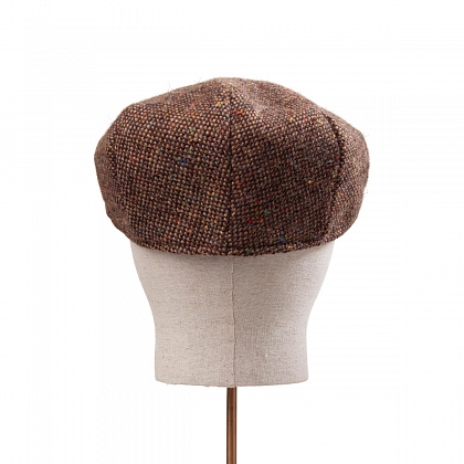 5Картинка Темно-коричневая плоская кепка Hanna Hats Vintage