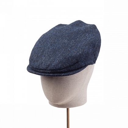2Картинка Темно-синяя плоская кепка Hanna Hats Vintage 