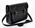 Black Leather Satchel