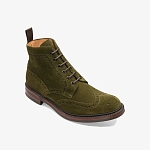 Картинка Loake Bedale Green Suede