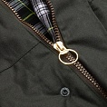 Blainroe of Ireland Padded Wax Jacket Green
