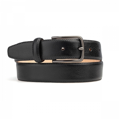 British Belt Miller Leather Black